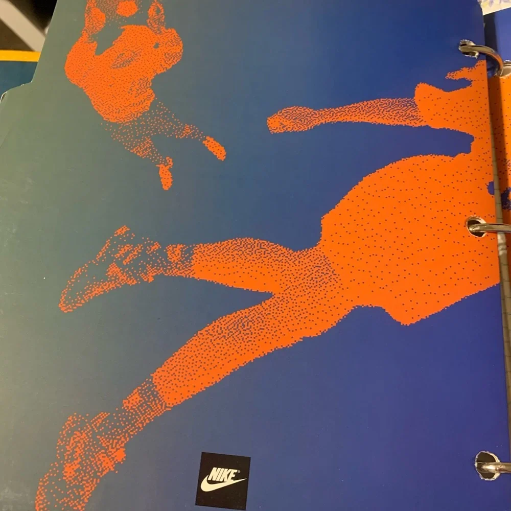 1993 Nike x Mead binder